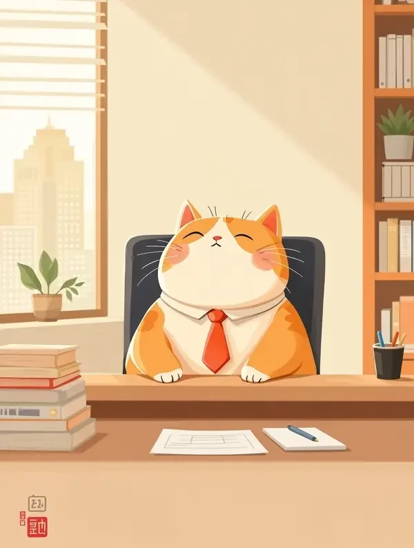 我的老板是只猫 - 精东影视海报